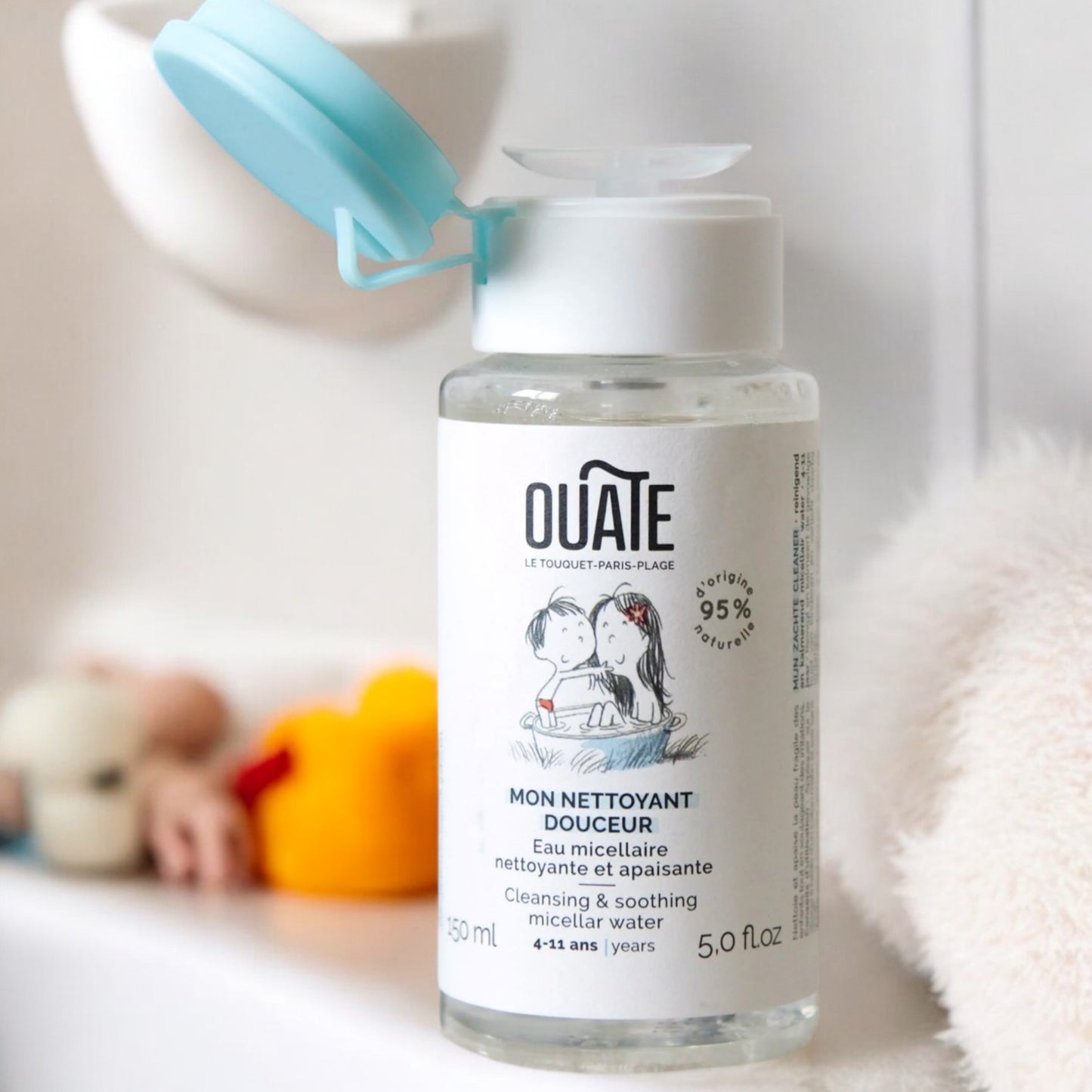 Coffret "Mes soins à bisous 4-6 ans Ouate" créme hydratante+eau micellaire