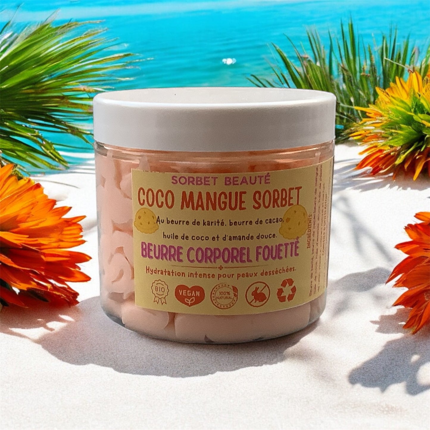 Beurre corporel fouetté coco mangue 200ml