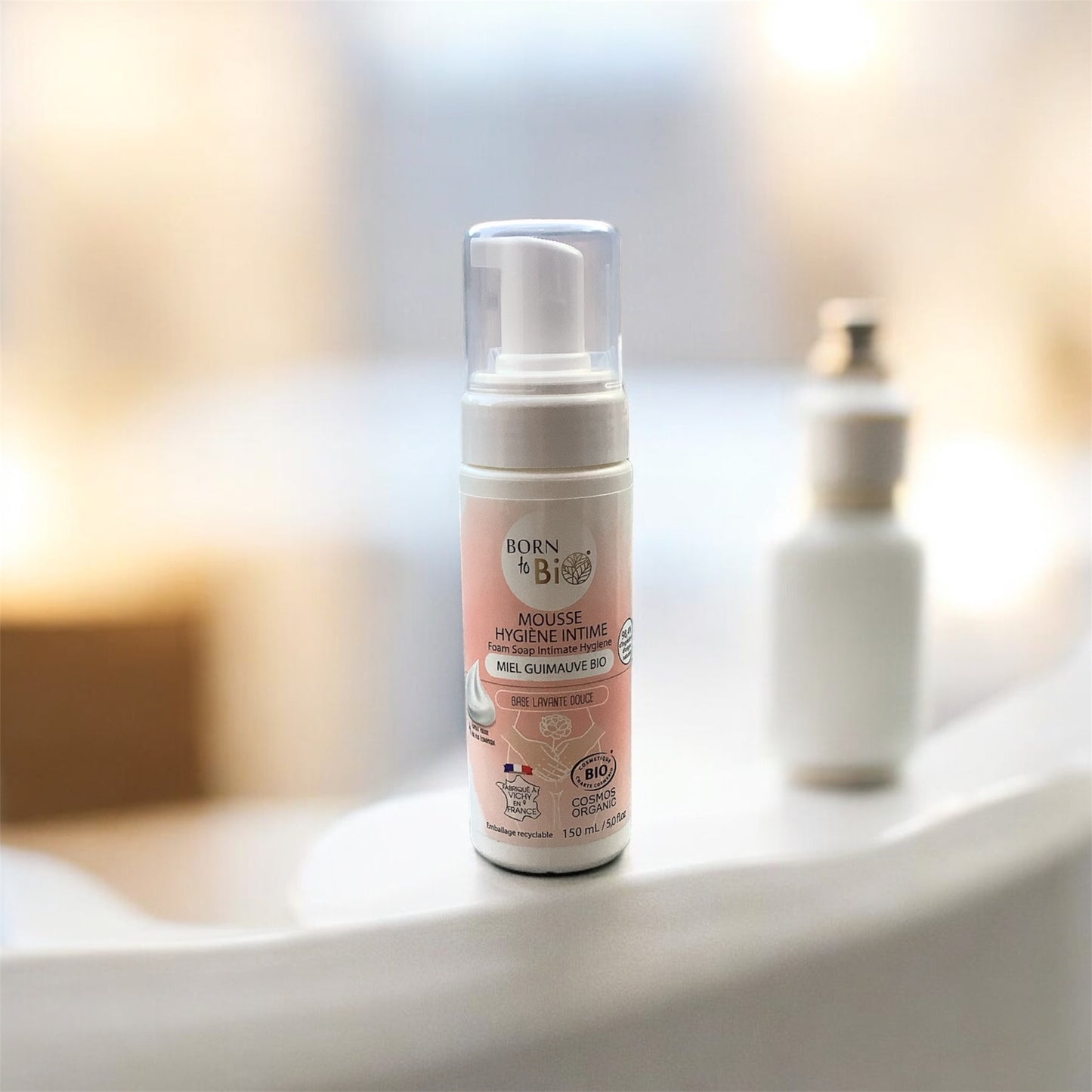 Mousse hygiène intime miel guimauve bio