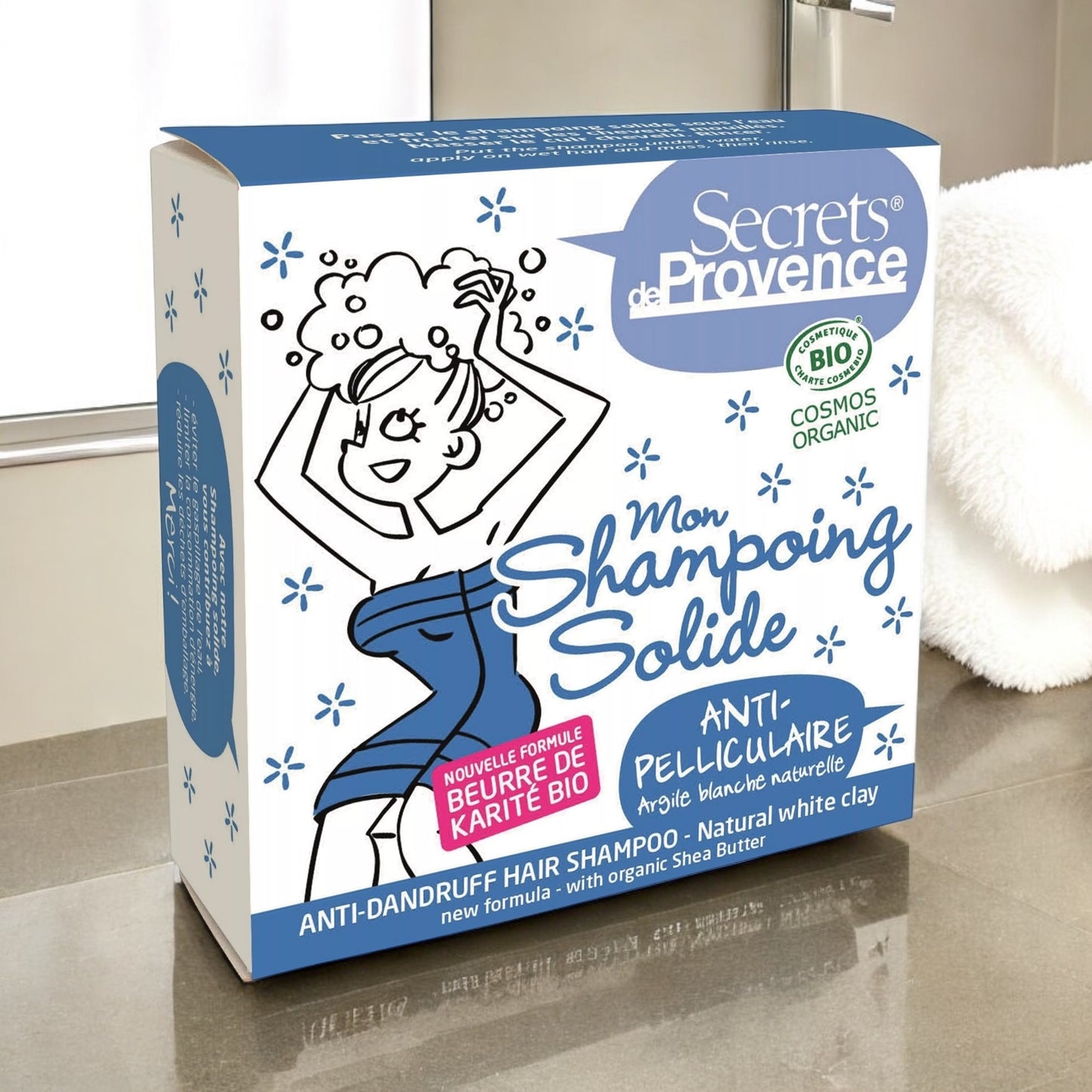 Mon shampoing solide anti pelliculaire 85g SECRETS DE PROVENCE