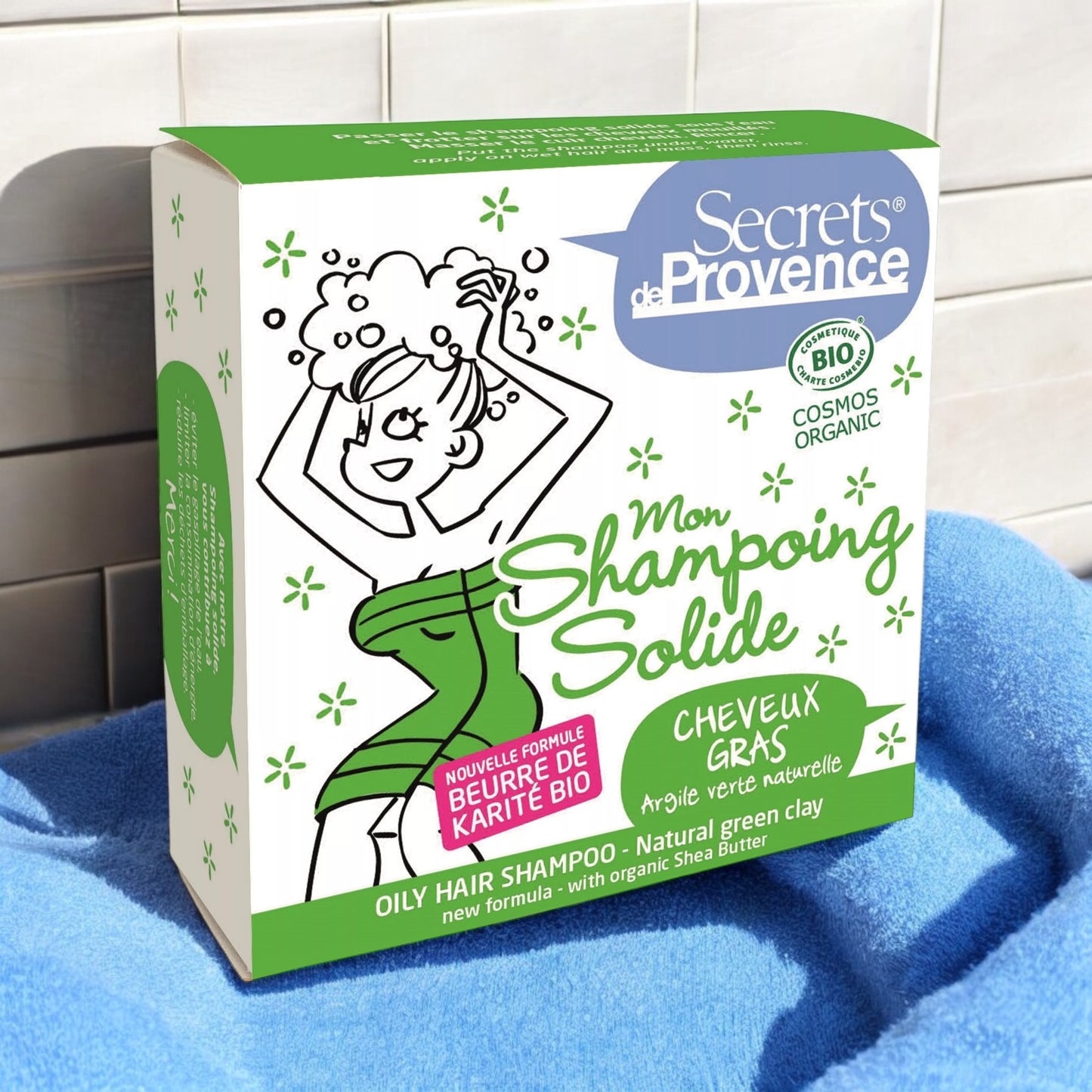 Mon shampoing solide cheveux gras 85g SECRETS DE PROVENCE