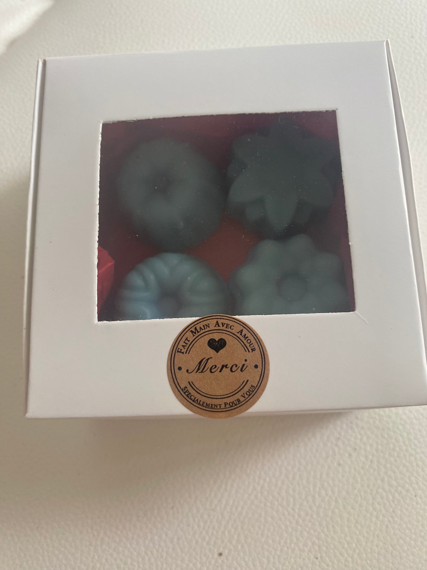 Fondants de cire parfum cerise coffret de 4 x 22g