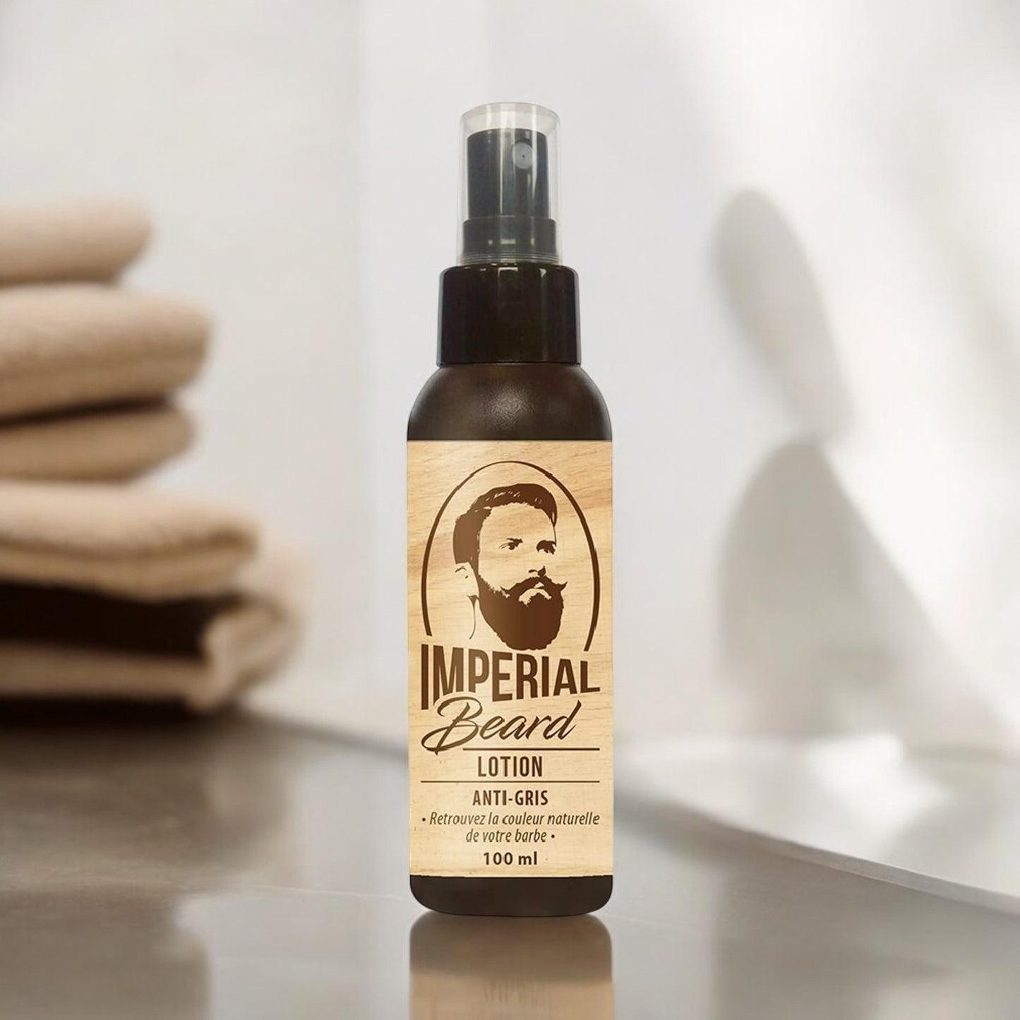 Lotion anti-gris barbe 100ml "imperial beard"
