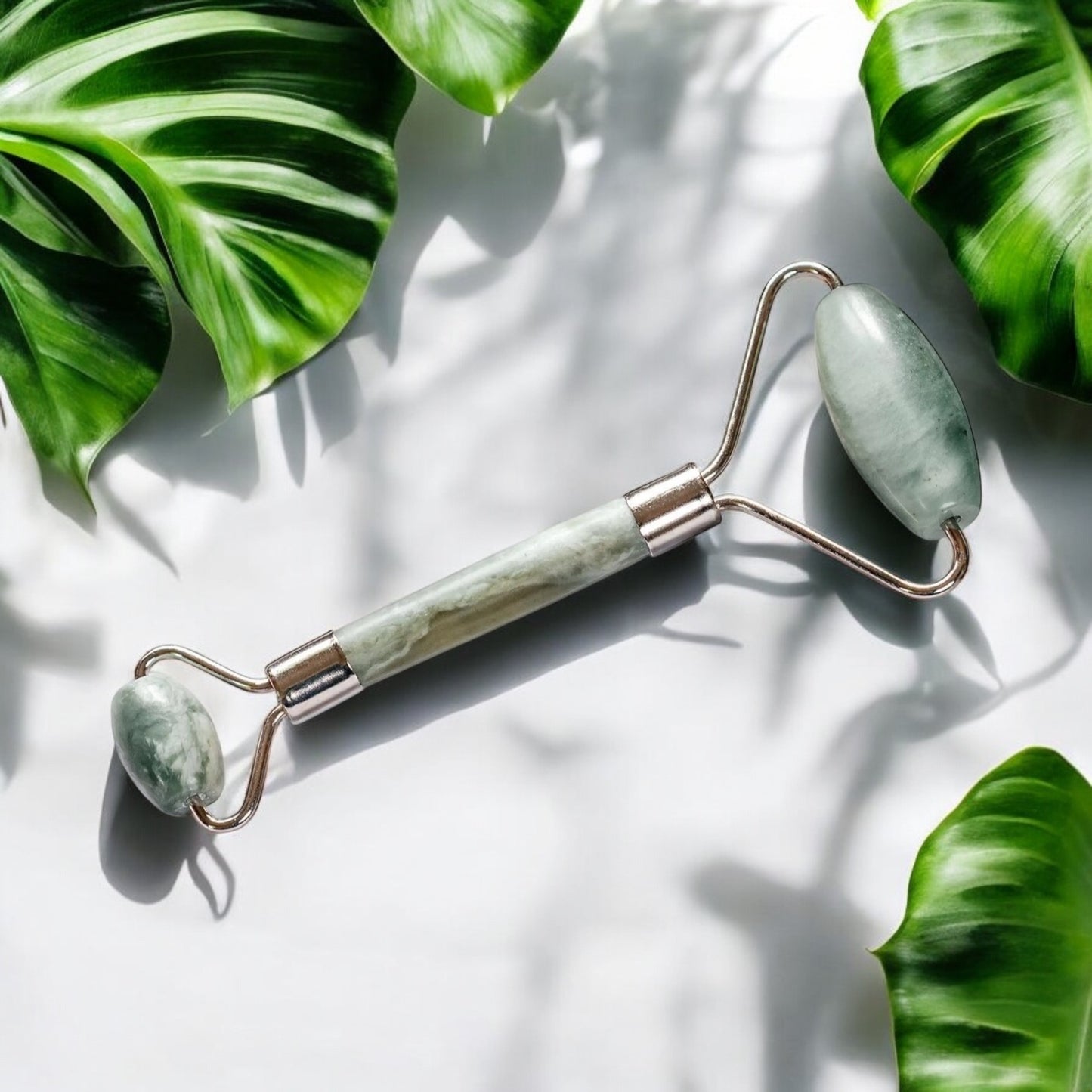 Roller Jade vert en pierre naturelle
