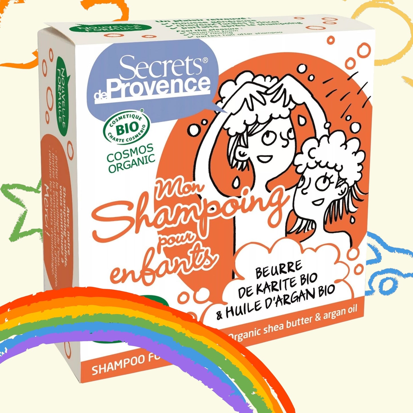 MON SHAMPOING SOLIDE POUR ENFANTS 85G SECRETS DE PROVENCE 85G