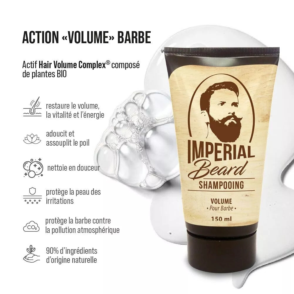 Shampoing volume pour barbe 150ml "impérial beard"