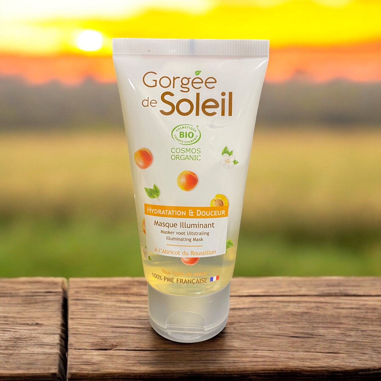 Masque illuminant visage À L'ABRICOT DU ROUSSILLON 75ML "gorgée de soleil"