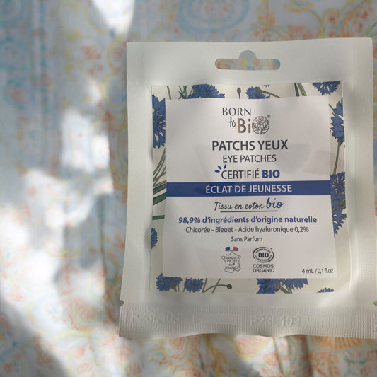 Patch yeux éclat de jeunesse en coton bio 4ml