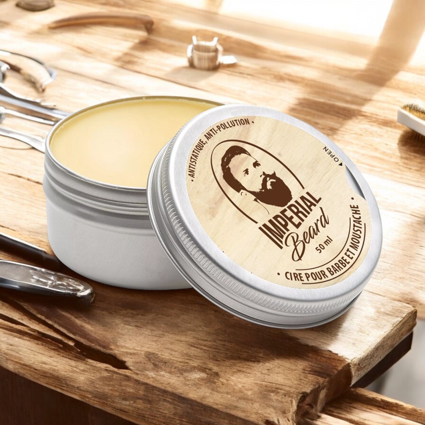 Cire hydratante pour barbe et moustache 50ml "Imperial beard"